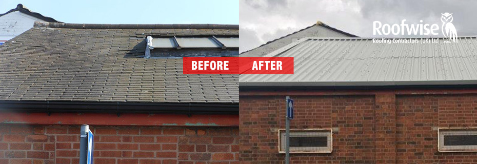 rereoofing - replacement of old roofs