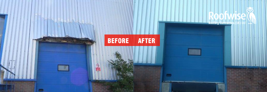 Industrial Unit Steel Wall Cladding Repair